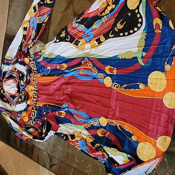 My Sexy Styles by Jainmy Martinez MILAN PLEATED SKIRT DRESS NWT XL - Picture 6 of 7